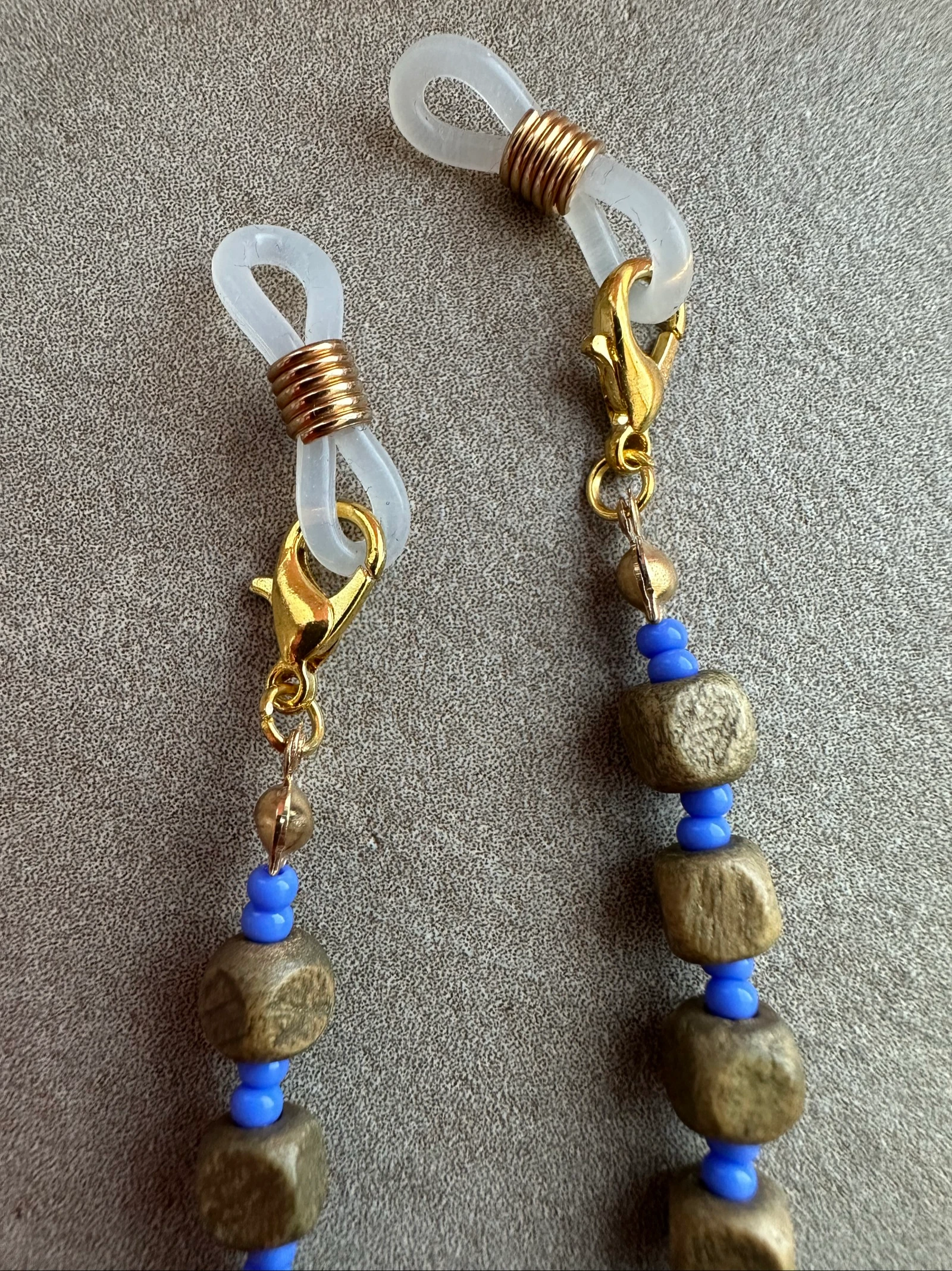 Eyeglass strap blue and brown – photo 2
